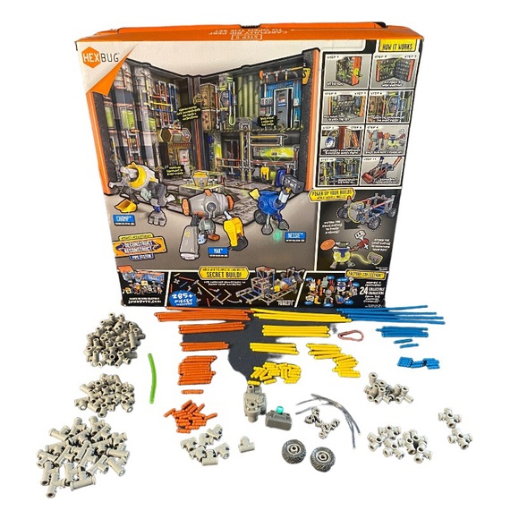 Hex Bug JUNKBOTS FIGURE PARTS Drive Light Modules 200 Pc LOT Power Plant Pipes - Picture 2 of 8